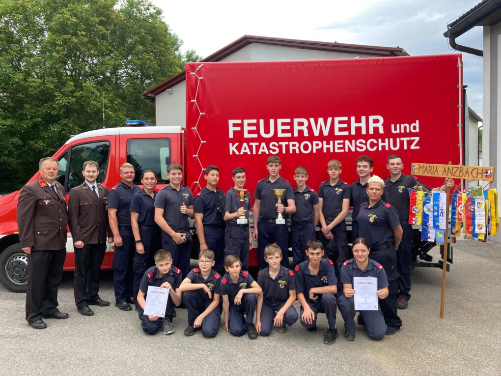 We are the champions – unser Feuerwehrjugend ist die Beste aus dem Bezirk St.Pölten
