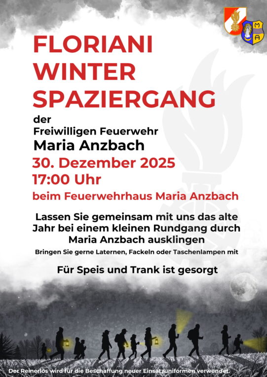 Einladung zum Floriani Winterspaziergang